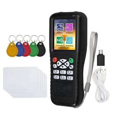 X100 RFID NFC Card Reader Writer + 5 x UID Card / Keychain RFID Duplic6374 - Image 1 of 4