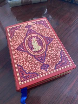 Franklin Library Tales From the Arabian Nights FINE Richard Burton Leather Gold Foto 1 de 4