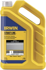 IRWIN Tools STRAIT-LINE 65104 Standard Marking Chalk, 5-pound, White - Picture 1 of 12