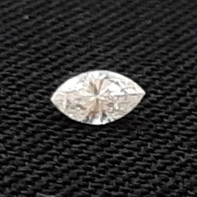 Diamante suelto genuino corte marquesa de 0,07 quilates 3,7 mm x 2,2 mm Foto 1 de 3
