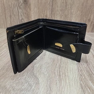 Vtg Lilly Dache Design Mans Wallet Bifold Genuine Cowhide - Picture 1 of 16