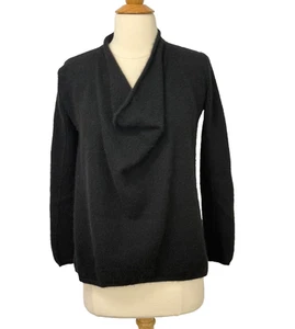 Joie Women's Cashmere Sweater Black Cowl Neck Pullover Buttery Soft Boxy Size XS - Picture 1 of 11