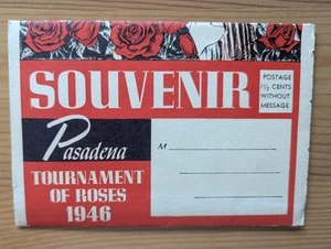 Fotos a color desplegables vintage 1946 Pasadena Rose Parade 14 - Imagen 1 de 15