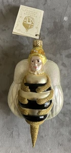 Patricia Breen Bienenkönigin Weihnachtsschmuck 1998 mit Etikett - Bild 1 von 3