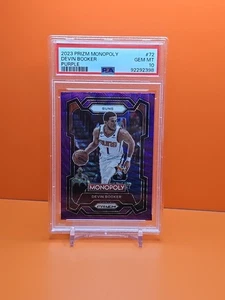 🟠🟣🟠 2023 PRIZM MONOPOLY DEVIN BOOKER #72 PURPLE PSA 10 💎 MINT 🟠🟣🟠 - Picture 1 of 2