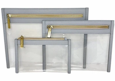 Truffle Clarity Clutch Mini, Small &Large Set of 3 Travel Pouch Bag TSA Approved - Image 1 of 4