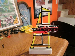 Cedar Point TOP NERVENKITZEL DRAGSTER Eingangsschild Fan Kunst Schreibtisch Modell Achterbahn - Bild 1 von 9