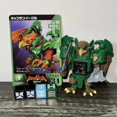 Takara Tomy Battle Beasts Saga BS-15 Capitán Águila Figura Arma Dados Foto 1 de 4