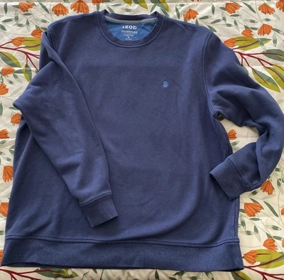 Sudadera elástica gris claro IZOD Lacoste Advantage Performance para hombre XL Foto 1 de 2