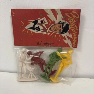 4 Vintage PVC Figuren The Beatles Emirober 60er 8 cm Beatlemania NEU VERSIEGELT - Bild 1 von 7
