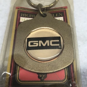 GMC General Motors Keychain Key Ring Highland Glen Mfg USA Made Orig Pkg Vintage - Picture 1 of 10