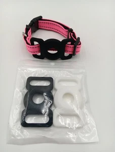 2 PC Airtag Dog Collar Cat Collar Holder Case for Apple Air Tag Tracker - Picture 1 of 2