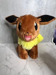 Build A Bear Pokemon Eevee Plush Stuffed Animal 12" tall almost 18" long - Picture 1 of 5