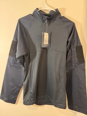 Camisa de Combate Táctica Propper Kinetic Hombres Pequeña 1/4 Cremallera LS LAPD Azul Nueva con Etiquetas Foto 1 de 4