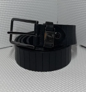 Benson Cherry Black Leather Belt 95cm 36” - 38” (6803) - Picture 1 of 11
