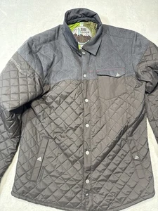 Ini Coop Black/Gray Quilted Jacket-Vintage Discontinued Street/Ski Hybrid Sz XL - Picture 1 of 9