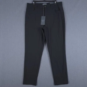 VRST Limitless Pants Mens 36x30 Pure Black Slim Fit 5 Pocket Stretch Chinos - Picture 1 of 11