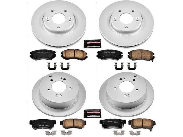Kit de pastillas de freno y rotor delanteras y traseras para Hyundai Tucson 2006 YC511YB 2005-2009 Foto 1 de 1