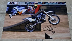Travis Pastrana #199 Signed 12” x 8” Colour Photo Nitro Circus With COA #6 - Picture 1 of 3