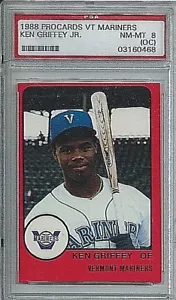Ken Griffey, Jr. Vermont Mariners 1988 Procards Casi nuevo - Como nuevo 8 (Oc) - Imagen 1 de 2