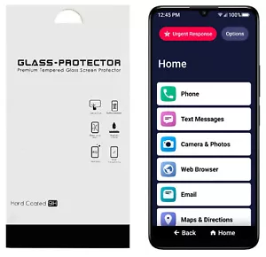 For Lively Jitterbug Smart4 2Pack Tempered Glass Screen Protector - Picture 1 of 1