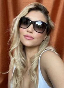 GUCCI GG 9131/S E6QBD 60mm Cat Eye Black Oversized Women's Sunglasses Italy - Picture 1 of 15