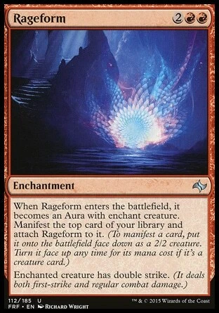 Magic the Gathering MTG Rageform (112) Fate Reforged   LP - Image 1 of 1