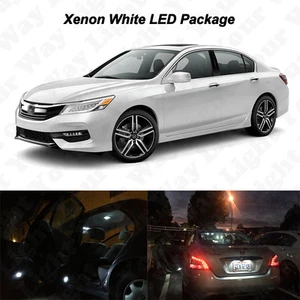 14 x White LED Interior Reverse Tag Lights Package Kit For 2013-2016 2017 Accord - Bild 1 von 11