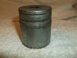 Snap-on 1/2" Drive 6-Point SAE 1-1/16" Shallow Socket TW-341 Made in USA - Picture 1 of 2