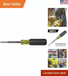 Versatile 6-in-1 Screwdriver with Nut Driver & Interchangeable Tips – Tool Steel - Picture 1 of 12
