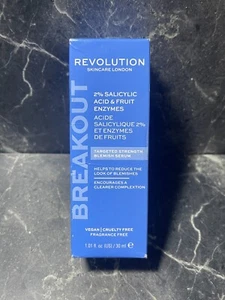 Revolution Skincare London Breakout Blemish Acne Serum Face Complexion 1.01 oz - Picture 1 of 4