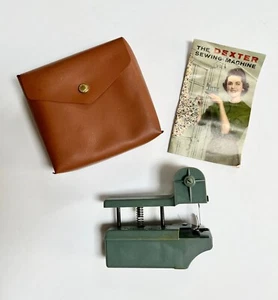 Vintage The Dexter Nähmaschine Handgerät mit Aufbewahrungstasche und Anleitung - Bild 1 von 16