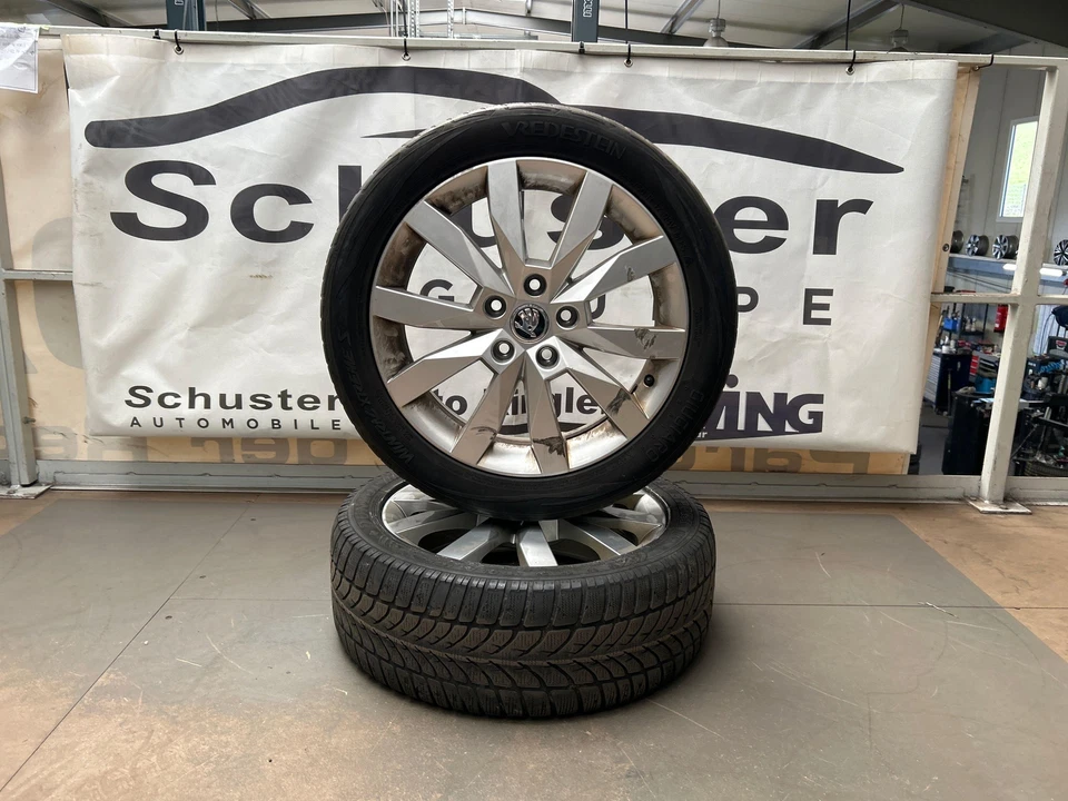 Original Skoda Superb 3/III Winterräder/Winterkomplettradsatz Alu 17 Zoll - Bild 1 von 1