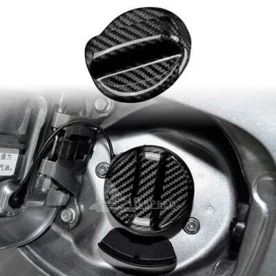 Cubierta de tapa de llenado de tanque de gasolina de fibra de carbono real para Suzuki Sidekick Swift X-90 Foto 1 de 4