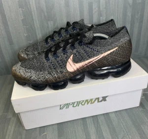 Nike Air VaporMax Flyknit Herren Größe 12 Explorer Dunkel Sneaker Schuhe 849558-010 - Bild 1 von 17