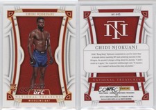 2023 Panini Chronicles UFC National Treasures Gold /10 Chidi Njokuani Rookie RC