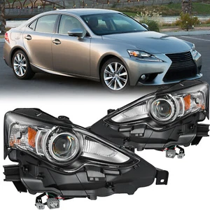 For 2014 2015 Lexus IS250 IS350 Left Right Pair HID/Xenon Headlights Sets - Picture 1 of 7