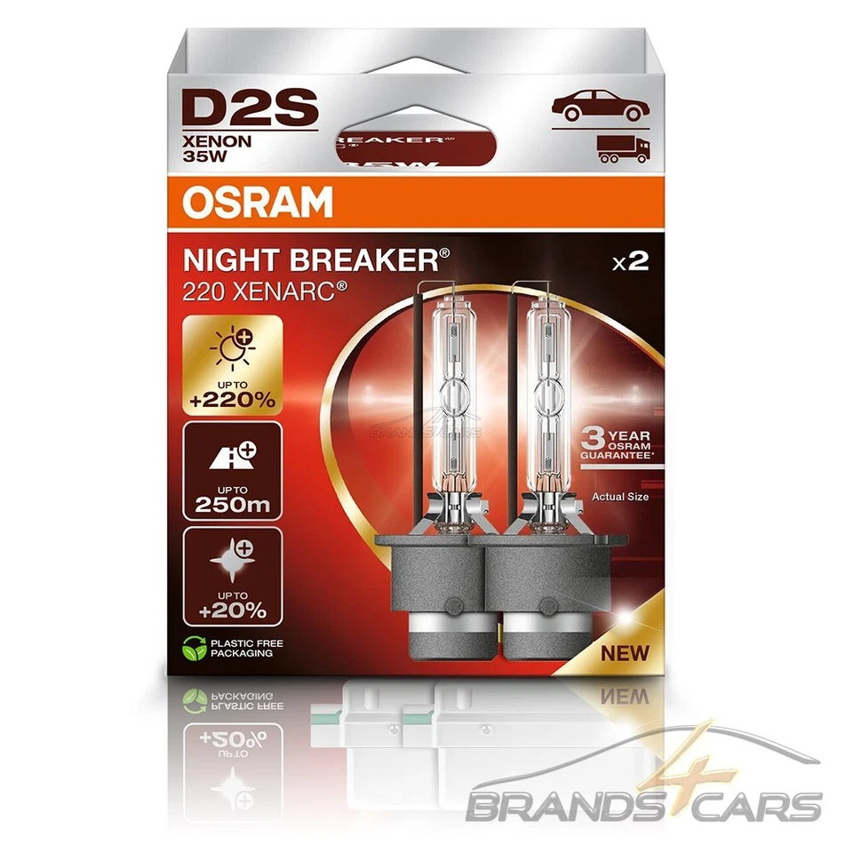 OSRAM XENARC® NIGHT BREAKER® LASER D2S - GEN 2 - HID XENON BRENNER 51531233 - Bild 1 von 1