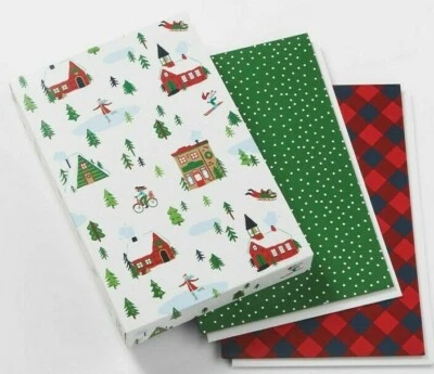 Wondershop - Wintery Scene Gift Shirt Box - 3-Pack - 14.25" x 9.5" x 1 7/8" - Image 1 of 3