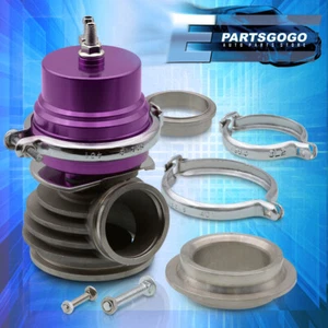 50mm Vband Turbo Charger Boost Manifold External Wastegate+Internal Spring Purpl - Picture 1 of 5