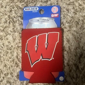 Raffreddatore NCAA Wisconsin Badgers rosso Coozie di Kolder NUOVO DI ZECCA - Foto 1 di 2