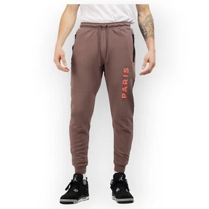 NIKE Air Jordan Paris Saint Germain PSG Fleece Pants Jogger Sweatpants Plum 2XL - Picture 1 of 4