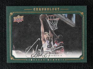 2007-08 Upper Deck Chronology Timeless Memories Gold /10 Tom Chambers #140 Auto
