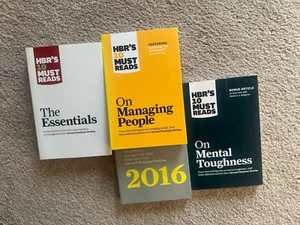 Lot of 4 HBRs. Like new PBs. On Mental Toughness, The Essentials, 2016 - Picture 1 of 3