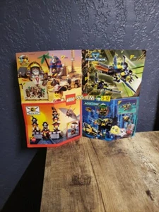 1998 Vintage Lego System Ad Flier Ninja Aquazone Insectoids Adventurers Technic - Picture 1 of 2