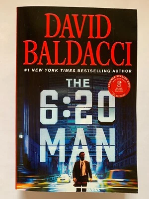 The 6:20 Man ARC by David Baldacci Uncorrected Proofs 7/12/2022 Trade Paperback - Image 1 of 4