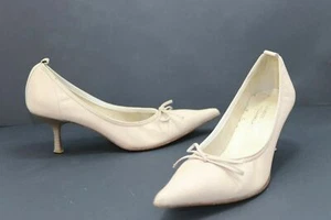 ELIZABETH STUART Escarpins Pointu Cuir Beige T37 BE - Imagen 1 de 9