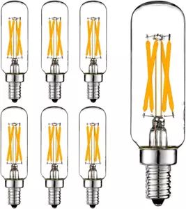 LED Bulb Dimmable 6W Equal Warm White 2700K T6 T25 E12 Candelabra Bulb 60 Wat... - Picture 1 of 12