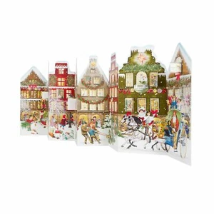 Nostalgic Leporello Houses Coppenrath Advent Calendar 84 x 30 cm unfolded - Picture 1 of 1