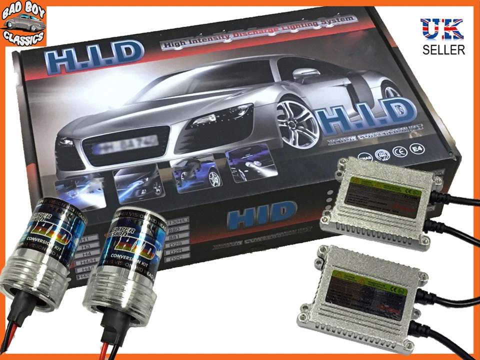 H7 HID Kit Headlight Conversion CANBUS ERROR FREE 6000k  - Image 1 of 1